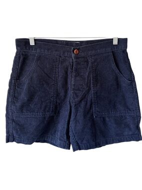 Birdwell Beach Britches Navy Blue Corduroy Walk Shorts Mens Size 30 4” Inseam